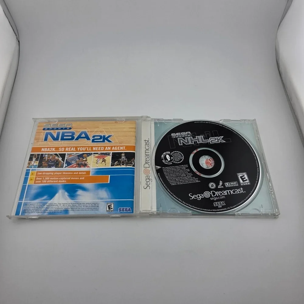 Sega Sports NHL 2K Sega Dreamcast‎ Game 1999 Hockey Video Game AS IS
